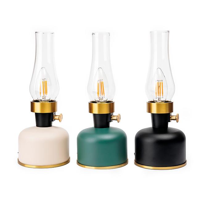 Tischlampe Olia USB IP44 beige