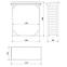 Brennholzunterstand Lozana – 130x50x145 cm,5