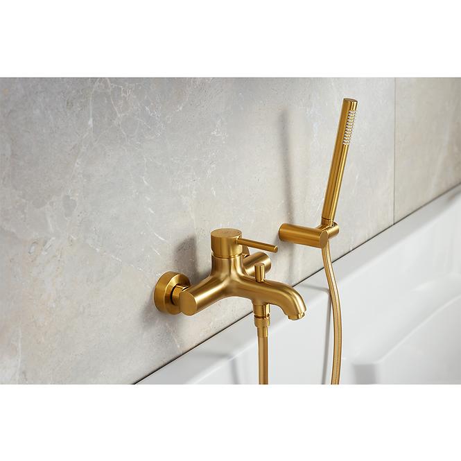 Badewanne-Armatur Moza Gold