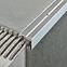 Treppenprofil mit Nut LSSR 42X22 2,0m Silber,2