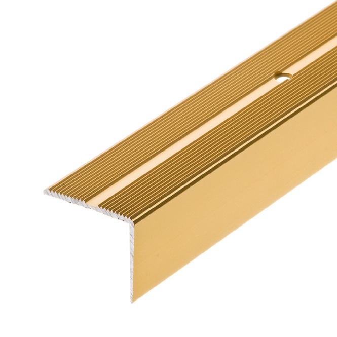Treppenprofil mit Nut LSSR 42X22 2,0m golden