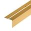 Treppenprofil mit Nut LSSR 42X22 2,0m golden