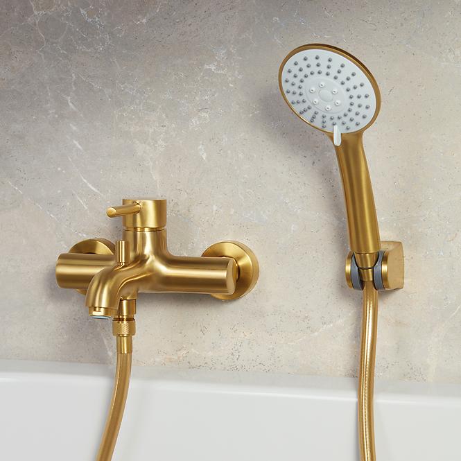 Spot-Duschkopf Moza Brushed Gold