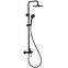 Duschset Moza Black mit mechanischer Armatur