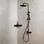 Duschset Moza Black mit mechanischer Armatur,3
