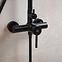Duschset Moza Black mit mechanischer Armatur,5