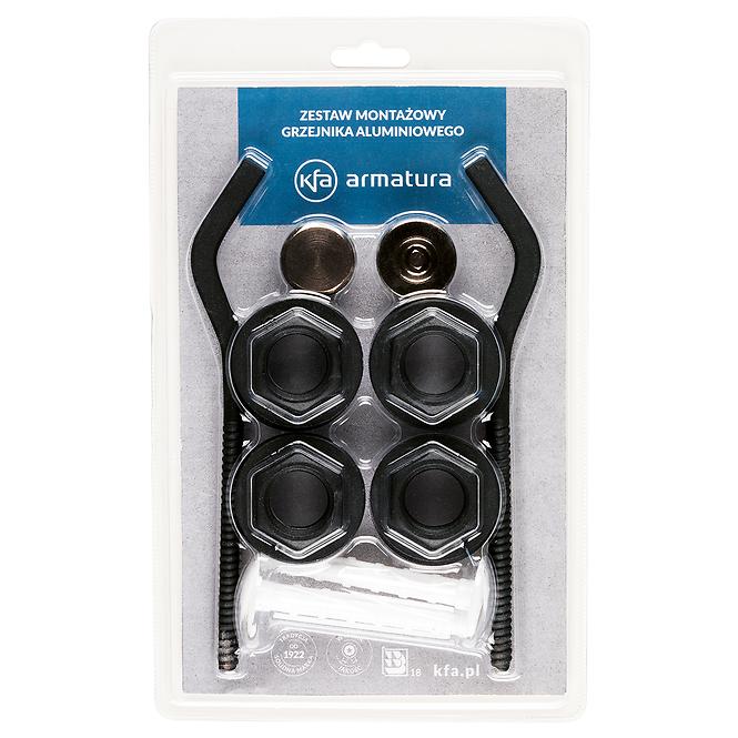 Montagesatz für den Radiator G500F Schwarz