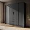 Schrank Kelly 4D ohne Spiegel graphite,4