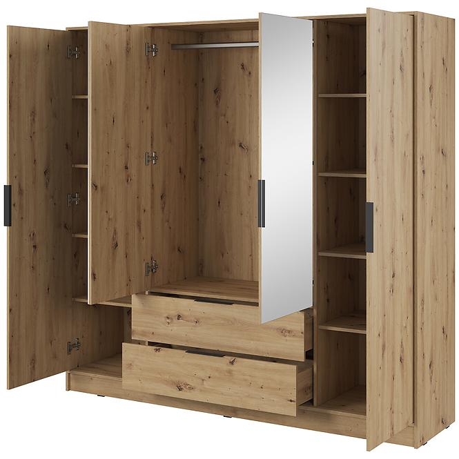Schrank Kelly 4D mit Spiegel artisan