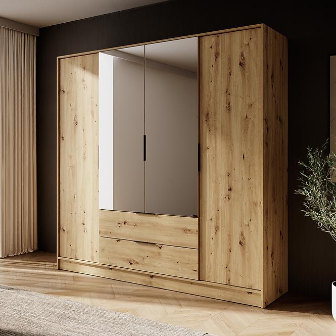 Schrank Kelly 4D mit Spiegel artisan