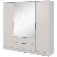 Schrank Kelly 4D mit Spiegel cashmere
