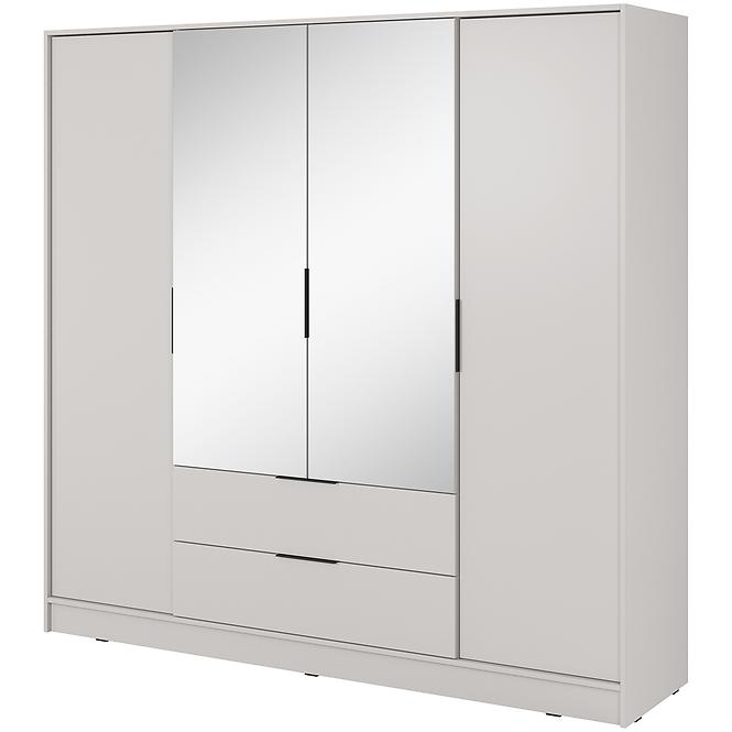 Schrank Kelly 4D mit Spiegel cashmere