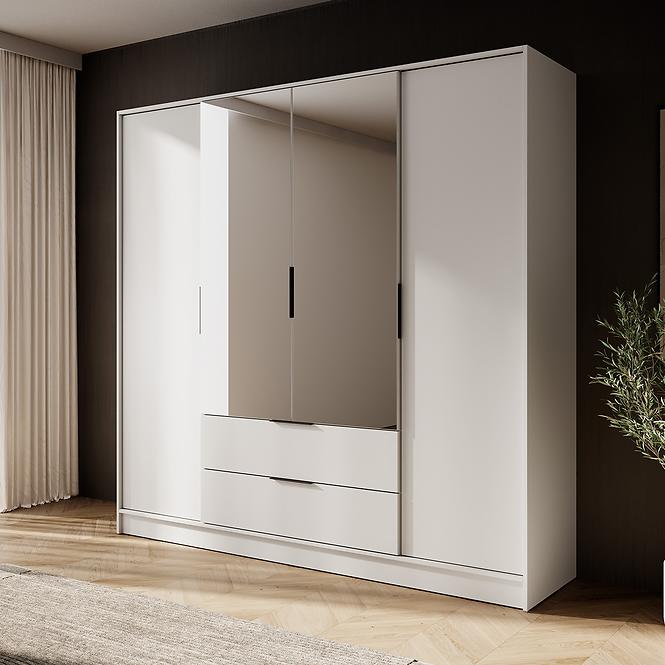 Schrank Kelly 4D mit Spiegel cashmere