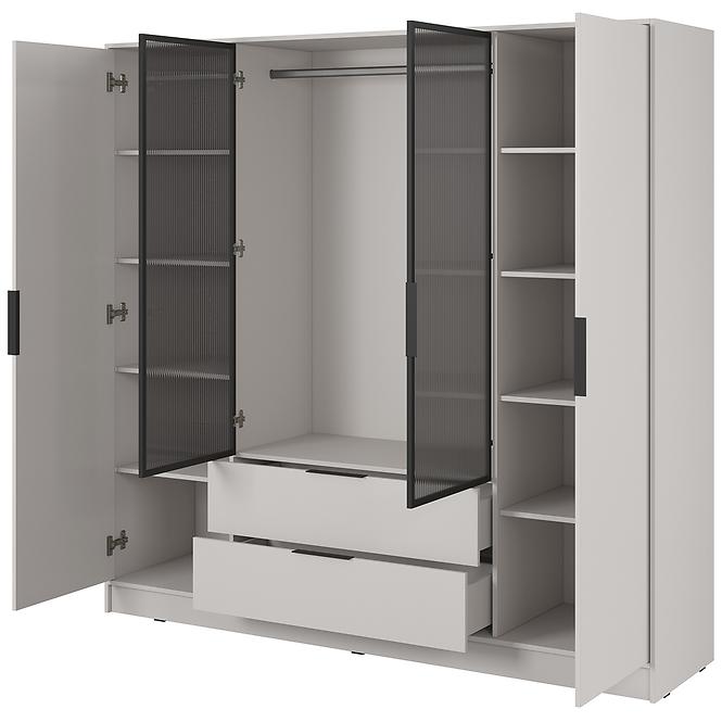 Schrank Kelly 4D RM cashmere mit Led