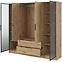 Schrank Kelly 4D RD artisan mit Led,3
