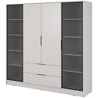 Schrank Kelly 4D RD cashmere mit Led