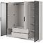 Schrank Kelly 4D RD cashmere mit Led,3