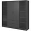 Schrank Kelly 4D RD graphite mit Led
