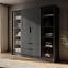 Schrank Kelly 4D RD graphite mit Led,4