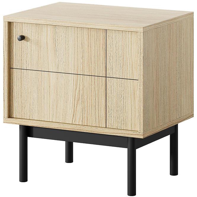 Nachttisch Japandi S54 eiche linea