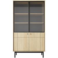 Vitrine Japandi WT104 eiche linea