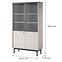 Vitrine Japandi WT104 kaschmir,2