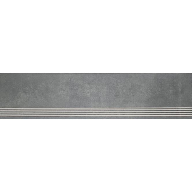 Stufenfliese Eco Fantastic Anthracite 29,8/119,8