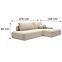 Ecksofa Bouli O P Raven 22,4
