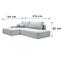Ecksofa Bouli O L Raven 06,4