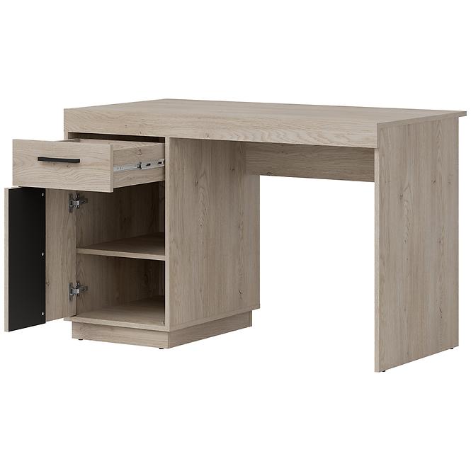 Schreibtisch Mati Mi13 eiche cremona/schwarz