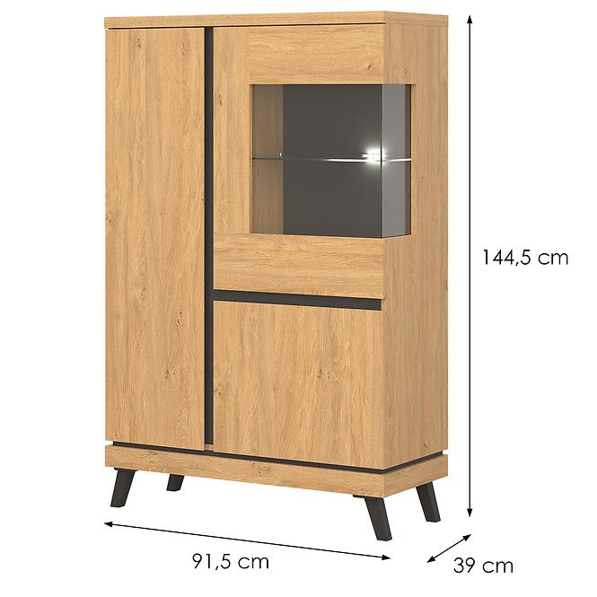 Vitrine Ate At04 Steineiche