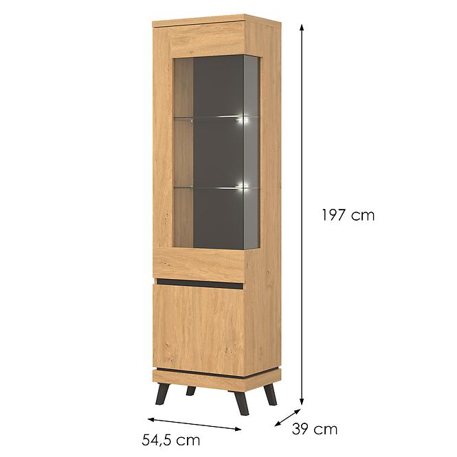 Vitrine Ate At05 Steineiche