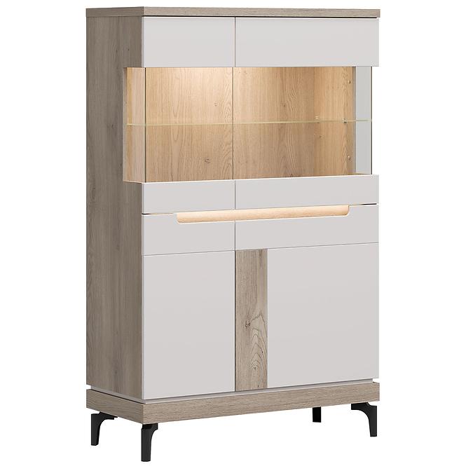 Vitrine Aston An04 eiche cremona/kaschmir