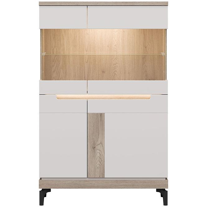 Vitrine Aston An04 eiche cremona/kaschmir