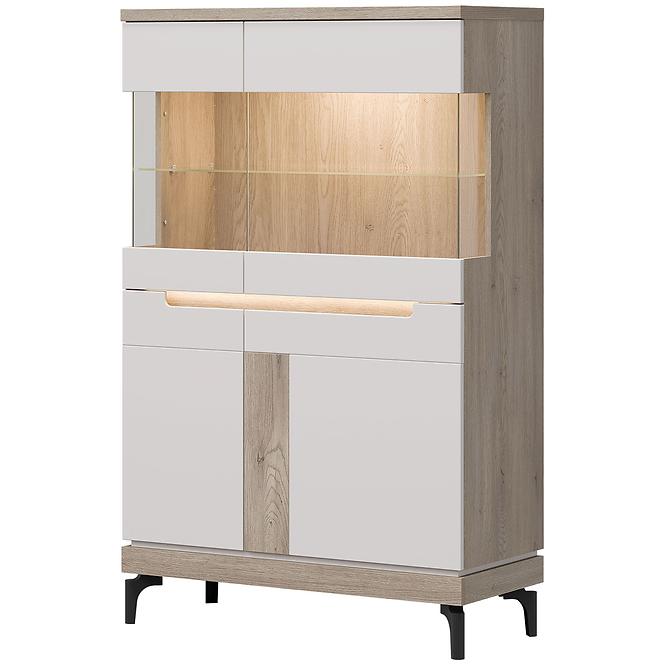 Vitrine Aston An04 eiche cremona/kaschmir