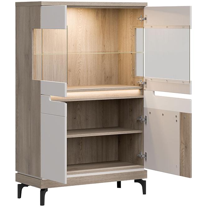 Vitrine Aston An04 eiche cremona/kaschmir