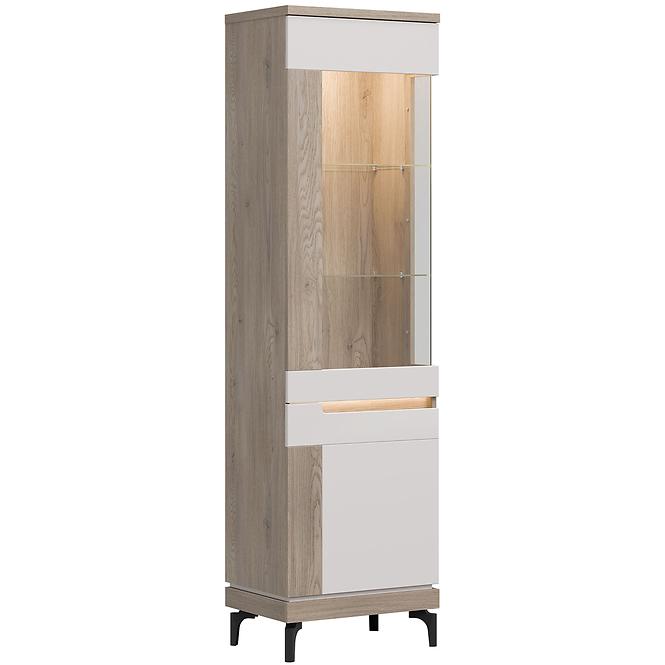 Vitrine L Aston An05 eiche cremona/kaschmir