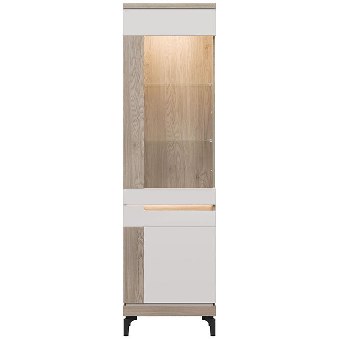 Vitrine L Aston An05 eiche cremona/kaschmir
