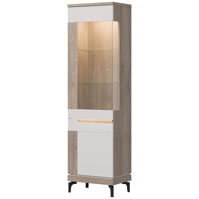 Vitrine L Aston An05 eiche cremona/kaschmir