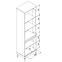 Vitrine L Aston An05 eiche cremona/kaschmir,5