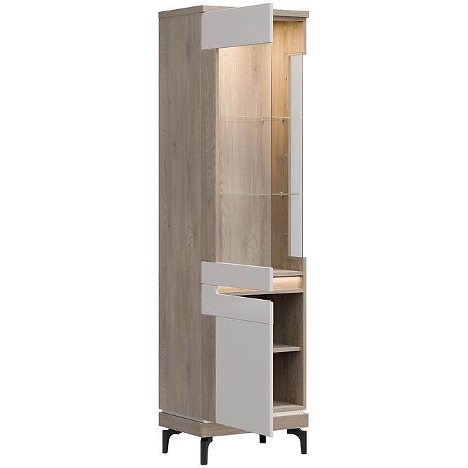 Vitrine L Aston An05 eiche cremona/kaschmir