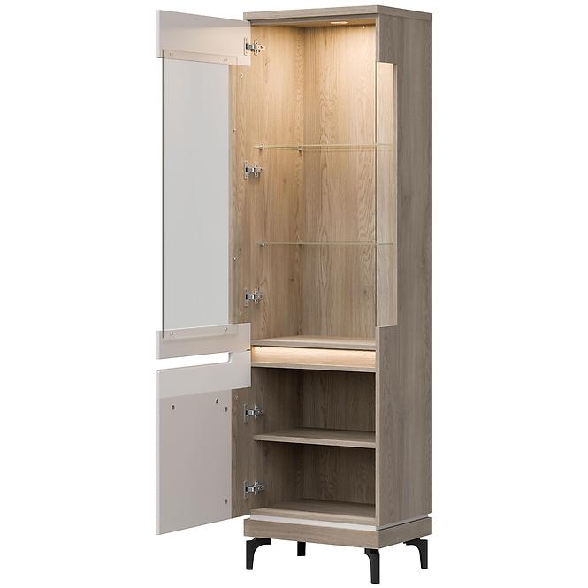 Vitrine L Aston An05 eiche cremona/kaschmir