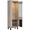 Vitrine Mati Mi07 eiche cremona/schwarz,7