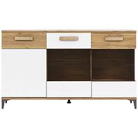 Vitrine Snobi Sb05 eiche craft/Alpinweiß