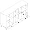 Vitrine Snobi Sb05 eiche craft/Alpinweiß,3