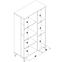 Vitrine Snobi Sb06 eiche craft/Alpinweiß,3