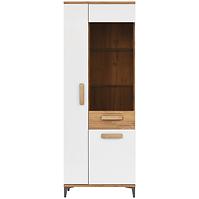 Vitrine Snobi Sb07eiche craft/Alpinweiß