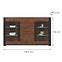 Vitrine Naomi Na-4 nuss/wenge,2