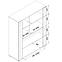 Vitrine Brando B04 weiß/beton,3
