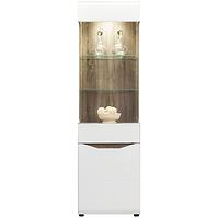 Vitrine Lionel Li06 eiche sonoma/weiß